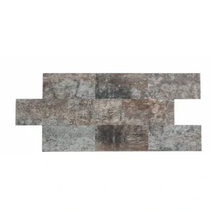 Aspect 12″ x 12″ Ancient Cork Peel & Stick Collage Beveled Backsplash Tile