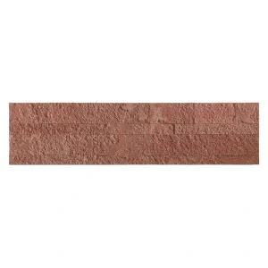 Aspect by ACP Aspect 5.9″ x 23.6″ Autumn Sandstone Peel & Stick Stone Backsplash Tile