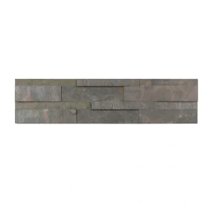 Aspect by ACP Aspect 5.9″ x 23.6″ Kilnstone Raised Stone Peel & Stick Backsplash Tile