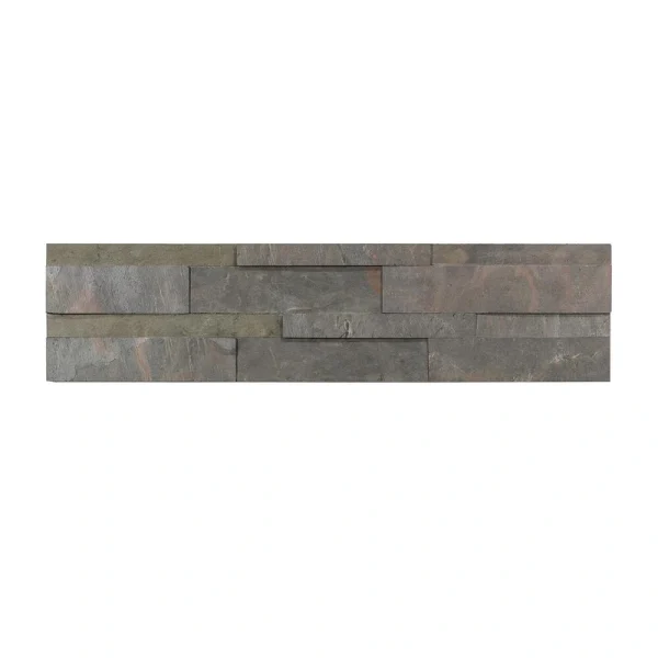 Aspect by ACP Aspect 5.9″ x 23.6″ Kilnstone Raised Stone Peel & Stick Backsplash Tile