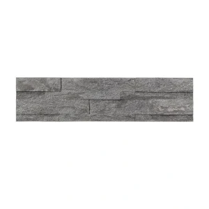Aspect by ACP Aspect 5.9″ x 23.6″ Titanium Raised Stone Peel & Stick Backsplash Tile