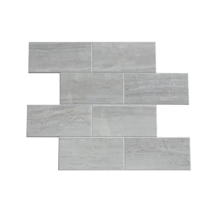Aspect by ACP Aspect Collage 12″ x 12″ Gray Subway Peel & Stick Vinyl Backsplash Tile