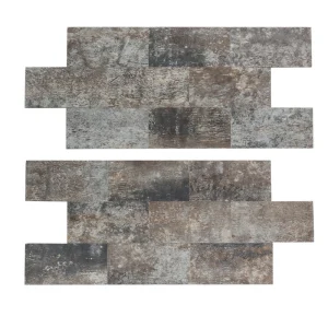 Aspect by ACP Aspect Collage 13.75″ x 5.9375″ Ancient Cork Peel & Stick Vinyl Backsplash Tiles – 2 Pack