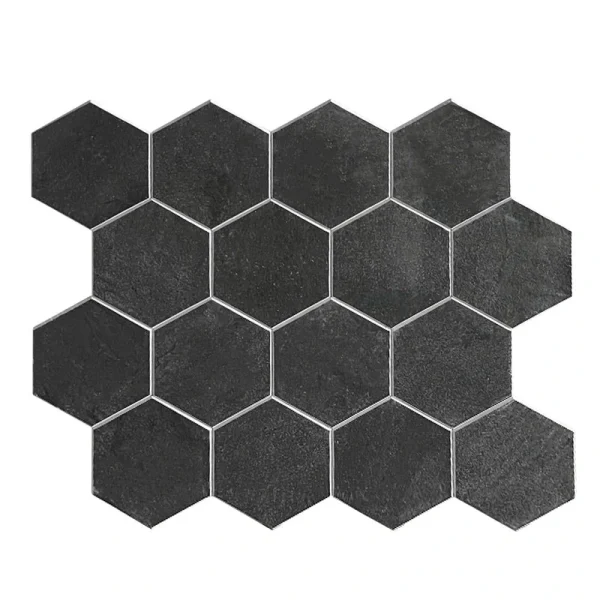 Aspect by ACP Aspect Collage Autumn Night Hex Peel & Stick Vinyl Backsplash Tile