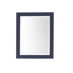 Avanity 24-in x 30-in Surface Mount Navy Blue Mirrored Soft Close Medicine Cabinet