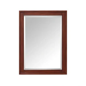 Avanity Madison 24-in x 32-in Surface Mount Tobacco Mirrored Soft Close Medicine Cabinet