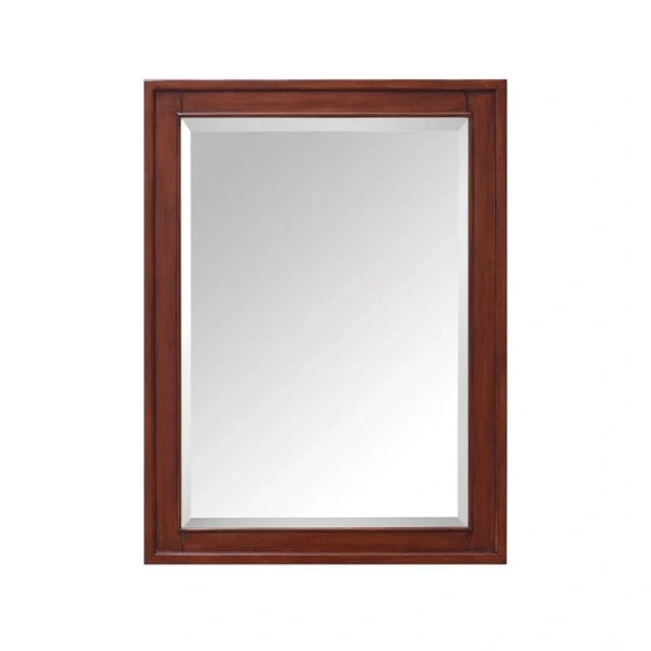 Avanity Madison 24-in x 32-in Surface Mount Tobacco Mirrored Soft Close Medicine Cabinet