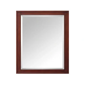 Avanity Madison 28-in x 36-in Surface Mount Tobacco Mirrored Soft Close Medicine Cabinet