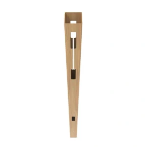 Barrette Outdoor Living 5 in. x 5 in. x 108 in. Horizontal Fence – Boardwalk DSP Vinyl Line Post Woodgrain Cypress