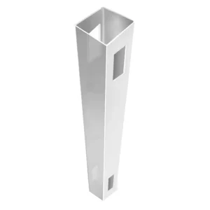 Barrette Outdoor Living 5 in. x 5 in. x 7 ft. White Vinyl Fence Line Post
