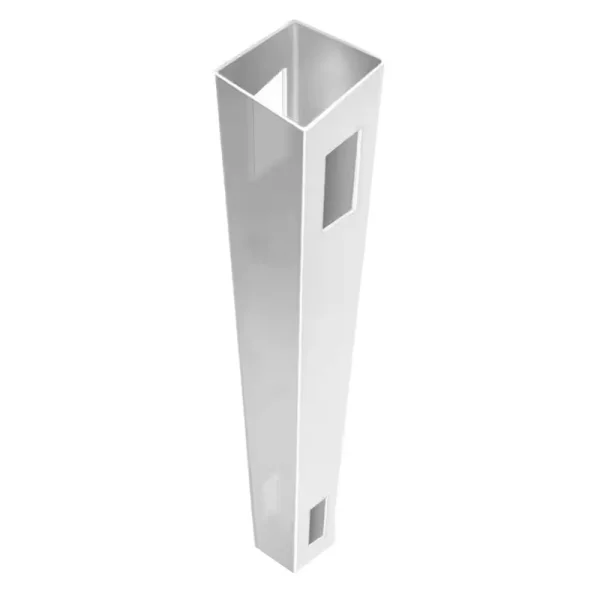 Barrette Outdoor Living 5 in. x 5 in. x 7 ft. White Vinyl Fence Line Post