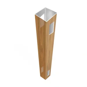 Barrette Outdoor Living 5 in. x 5 in. x 9 ft. Cypress Vinyl Fence Line Post