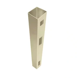 Barrette Outdoor Living Anderson 5 in. x 5 in. x 9 ft. Sand Vinyl Fence End Post