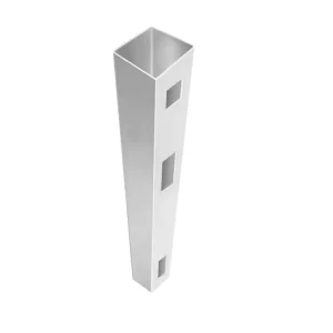 Barrette Outdoor Living Anderson 5 in. x 5 in. x 9 ft. White Vinyl Fence End Post