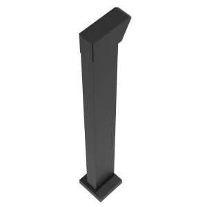 Barrette Outdoor Living Elevation 5.25-in x 4.81-in x 3-ft Matte Black Deck End Post T726915110