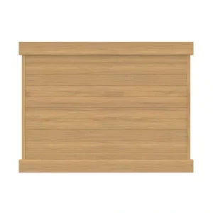 Barrette Outdoor Living Horizontal 6 ft. H x 8 ft. W Cypress Vinyl Privacy Fence Panel (Unassembled)