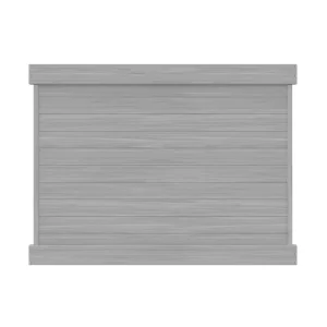 Barrette Outdoor Living Horizontal 6 ft. H x 8 ft. W Driftwood Vinyl Privacy Fence Panel (Unassembled)