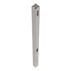 Barrette Outdoor Living Linden 5 in. x 5 in. x 108 in. Gray Vinyl Fence Line Post