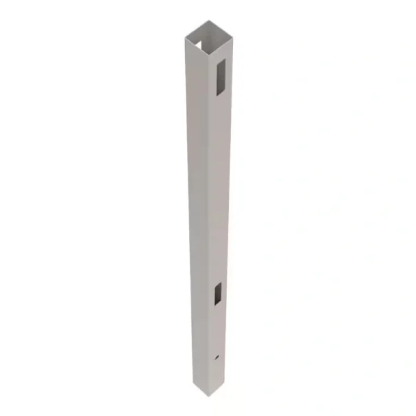 Barrette Outdoor Living Linden 5 in. x 5 in. x 108 in. Gray Vinyl Fence Line Post