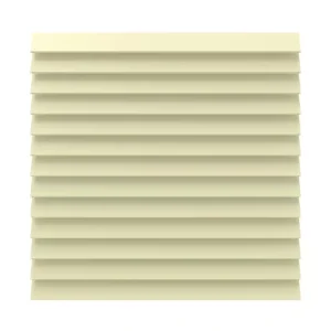 Barrette Outdoor Living Louvered 6 ft. x 6 ft. Sand Vinyl Fence Panel