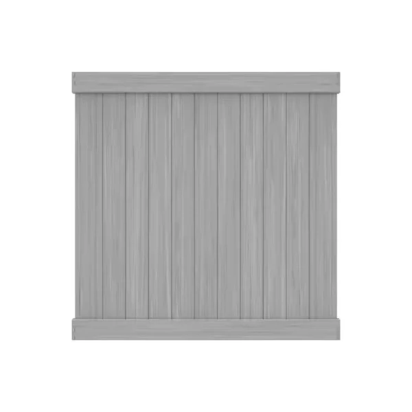 Barrette Outdoor Living Washington 6 ft. x 6 ft. Driftwood Gray Vinyl Privacy Fence Panel