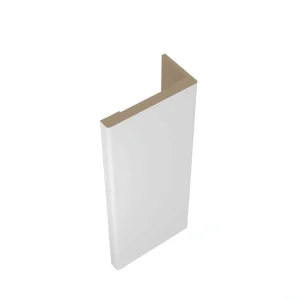 Belldinni 11/16 in. D x 3-1/2 in. W x 85-1/2 in. L MDF Interior Set Of Casings For Single Swing Door Polar White (5-Piece Kit)