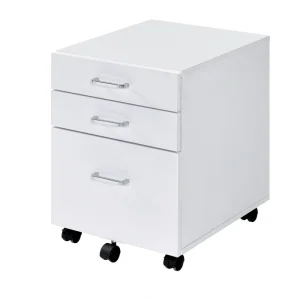 Benzara White, Black Accent Chest