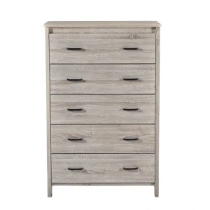 Best Selling Home Decor Brown 5-Drawer Chest