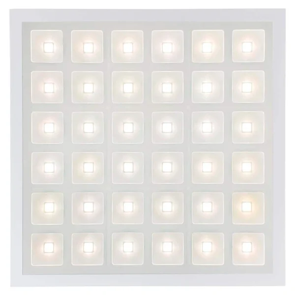 BEYOND LED TECHNOLOGY Designer Troffers Pixel Square Series 2 ft.x 2 ft. 5000 Lumens Integrated LED Flat Panel Light at 40-Watt 4000K (6-Pack)
