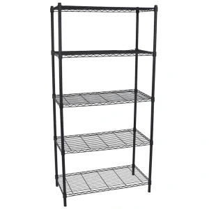 BirdRock Home 36-in W x 72-in H Steel Black Freestanding Utility Storage Cabinet