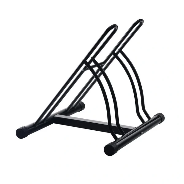 Black 2-Bike Floor Stand Garage Bike Rack T726935660