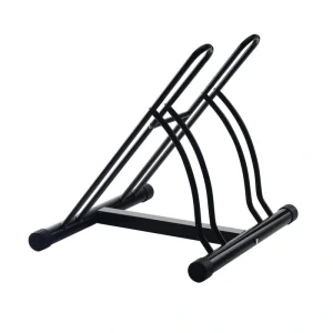 Black 2-Bike Floor Stand Garage Bike Rack T726937741