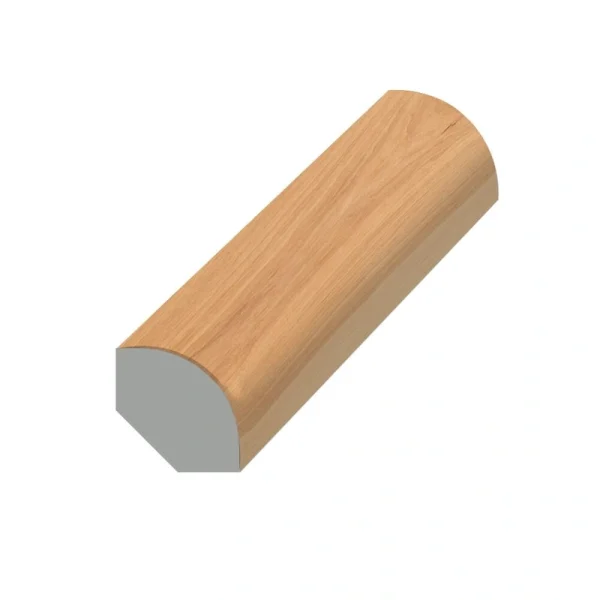 Bruce Forest Rain Natural Hickory 0.875-in T x 0.875-in W x 94-in L Wood Veneer with Vinyl Core Quarter Round