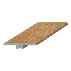 Bruce Forest Rain Serene Neutral 0.375-in T x 2-in W x 94-in L Wood Veneer with Vinyl Core T-moulding