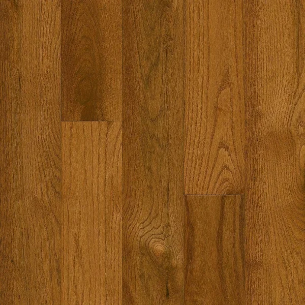 Bruce Plano Gunstock Oak 3/4 in. T x 5 in. W Smooth Solid Hardwood Flooring (23.5 sq.ft./ctn)