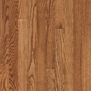 Bruce Plano Low Gloss Gunstock Oak 3/4 in. T x 3-1/4 in. W Smooth Solid Hardwood Flooring (22 sq.ft./ctn)