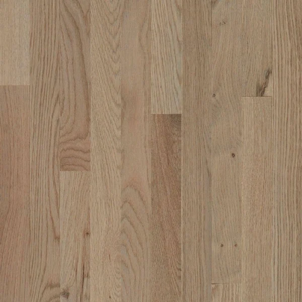 Bruce Plano Low Gloss Taupe Oak 3/4 in. T x 3-1/4 in. W Smooth Solid Hardwood Flooring (22 sq.ft./ctn)