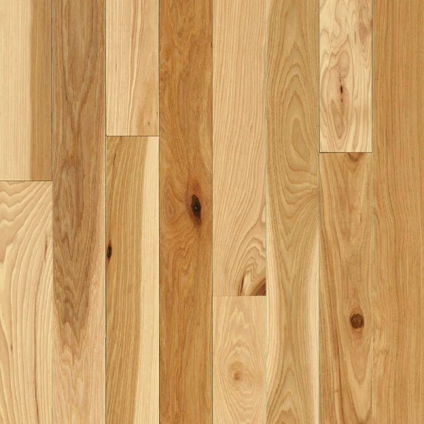Bruce Plano Natural Hickory 3/4 in. T x 3-1/4 in. W Smooth Solid Hardwood Flooring (22 sq.ft./ctn)