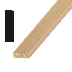 Builder’s Choice OP 887 3/8 in. x 1-1/4 in. Pine Stop Molding