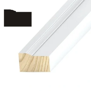 Builders Choice OP 381 1-1/4 in. x 2 in. Treated Primed Finger-Jointed Pine Brick Molding