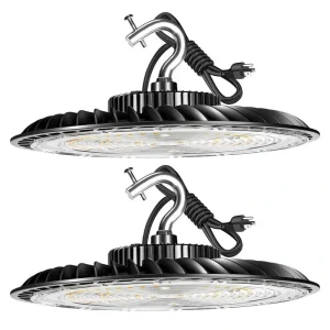 bulbeats 2-Pack of 250-Watt LED High Bay Light 37500LM High Bay LED Shop Lights AC100-277V Commercial Bay Lighting for Warehouse