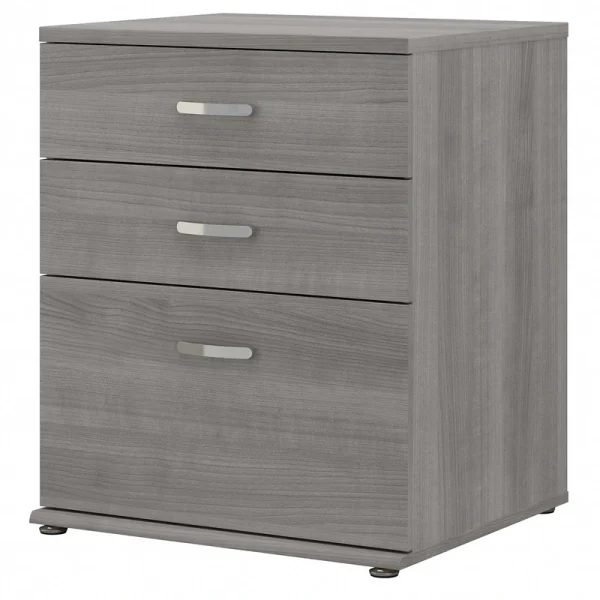 Bush Business Furniture Universal Storage 28.3464-in W x 33.9763-in H Wood Composite Platinum Gray Freestanding Utility Storage Cabinet T726925141