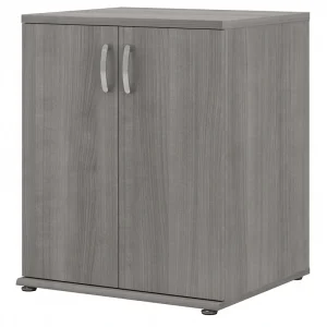 Bush Business Furniture Universal Storage 28.3464-in W x 33.9763-in H Wood Composite Platinum Gray Freestanding Utility Storage Cabinet T726925145