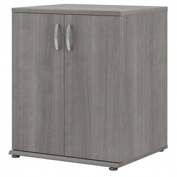 Bush Business Furniture Universal Storage 28.3464-in W x 33.9763-in H Wood Composite Platinum Gray Freestanding Utility Storage Cabinet T726925145