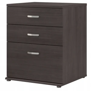 Bush Business Furniture Universal Storage 28.3464-in W x 33.9763-in H Wood Composite Storm Gray Freestanding Utility Storage Cabinet