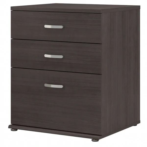 Bush Business Furniture Universal Storage 28.3464-in W x 33.9763-in H Wood Composite Storm Gray Freestanding Utility Storage Cabinet