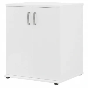 Bush Business Furniture Universal Storage 28.3464-in W x 33.9763-in H Wood Composite White Freestanding Utility Storage Cabinet T726925144