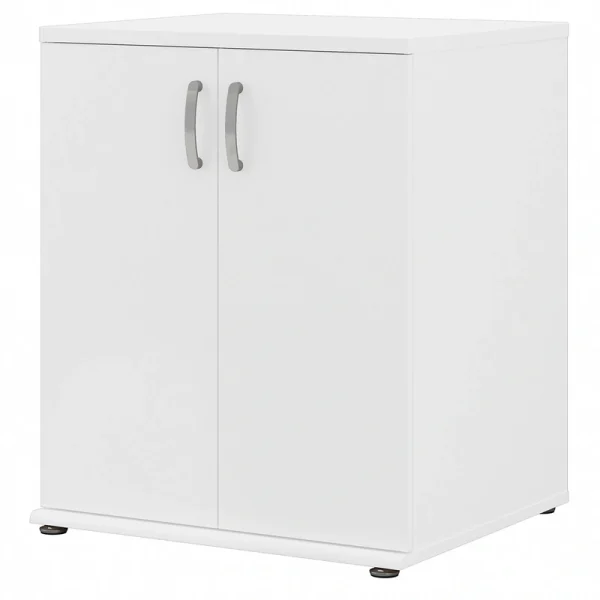 Bush Business Furniture Universal Storage 28.3464-in W x 33.9763-in H Wood Composite White Freestanding Utility Storage Cabinet T726925144