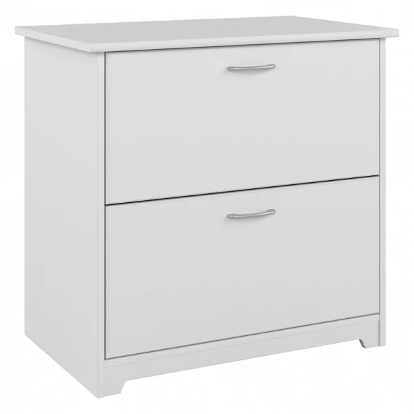 Bush Furniture Cabot White 2-Drawer 31.26-in File Cabinet
