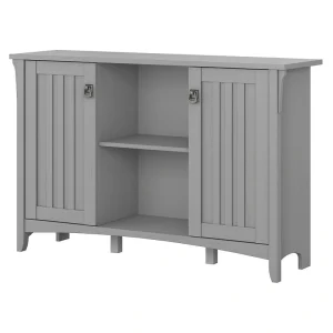 Bush Furniture Salinas Cape Cod Gray 6-Shelf Office Cabinet